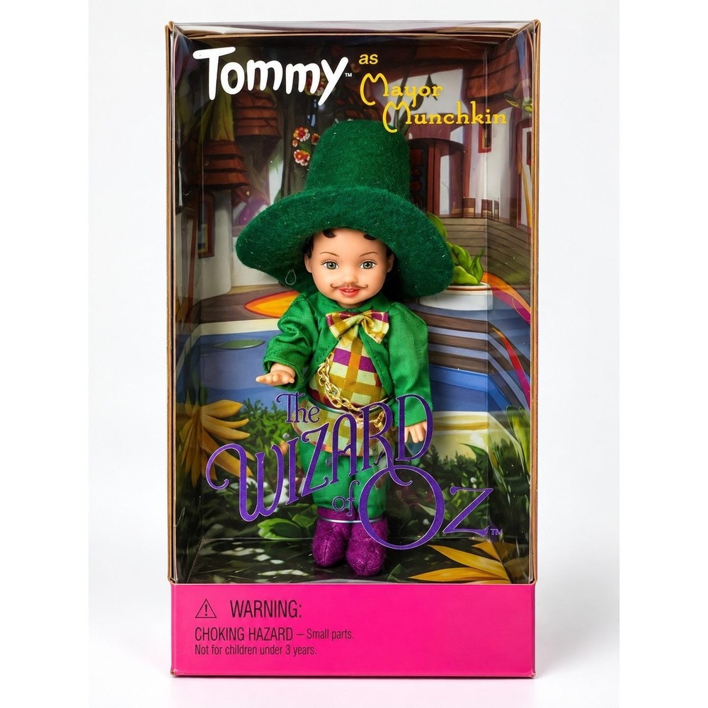 2000 Mattel Wizard of Oz Tommy Mayor Munchkin Doll #25817 NRFB